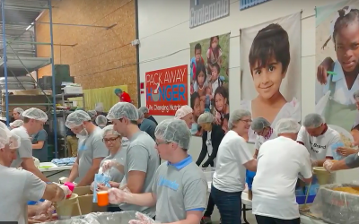 Corporate Social Responsibility Team Building with Pack Away Hunger